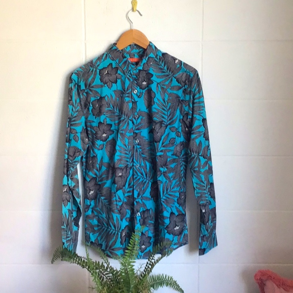 Tori Richard Long Sleeve Hawaiian Shirt